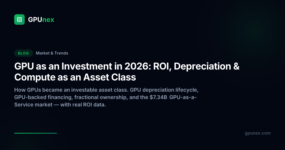 GPU as an Investment in 2026: ROI, Depreciation & Compute as an Asset ...